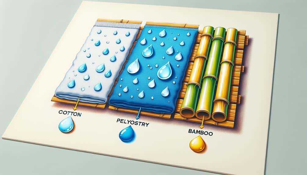 moisture wicking fabric for heat